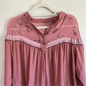 Free people long sleeved top